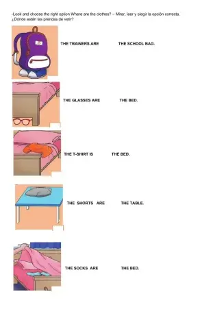 Look, read and choose