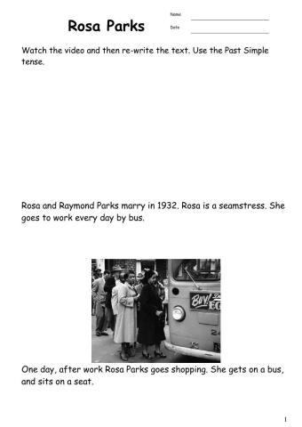 Rosa Parks story