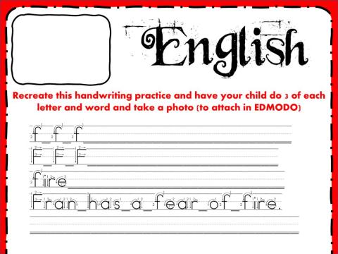 Week 16 - Thursday - English