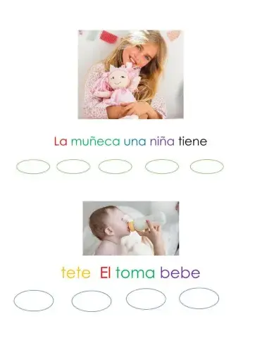 Organiza la oracion correctamente