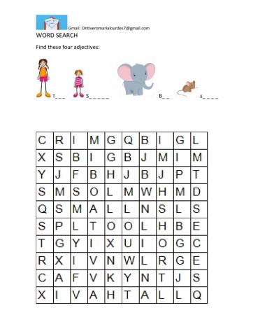 Word search puzzle