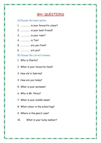 Personal Information