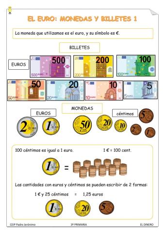 Euros y céntimos