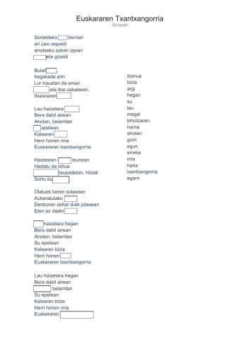 Euskararen txantxangorria