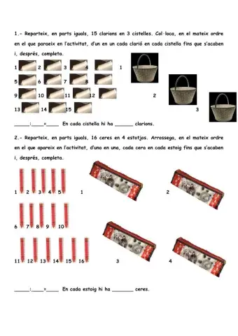 Repartiment i divisió