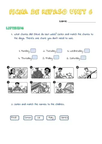 Past Simple and chores