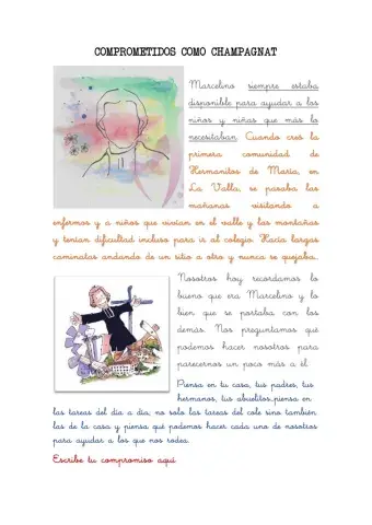 Compromiso como Marcelino Champagnat