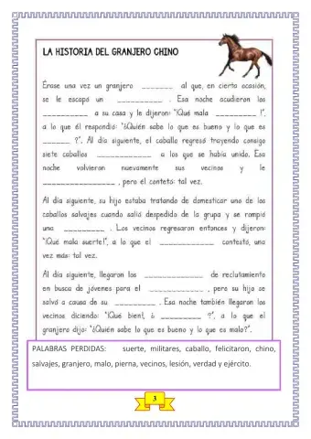 Granjero chino - ficha 3