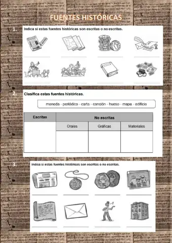 Fuentes históricas