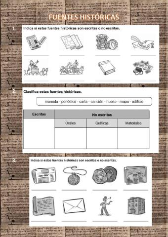 Fuentes históricas