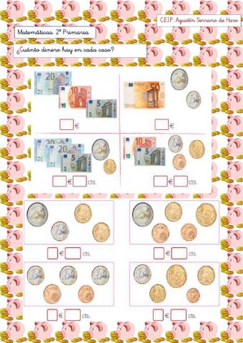 Monedas y billetes de euro