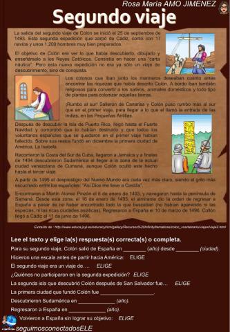 El descubrimiento de América - Segundo Viaje (CE)