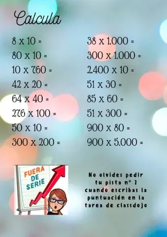 Multiplicar con ceros