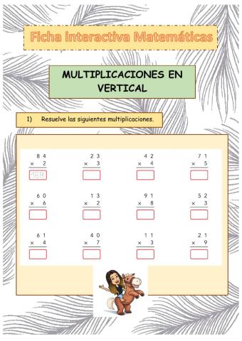 Multiplicación vertical