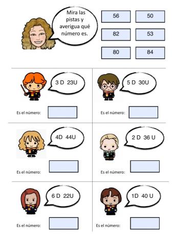 Componer números ABN decenas unidades