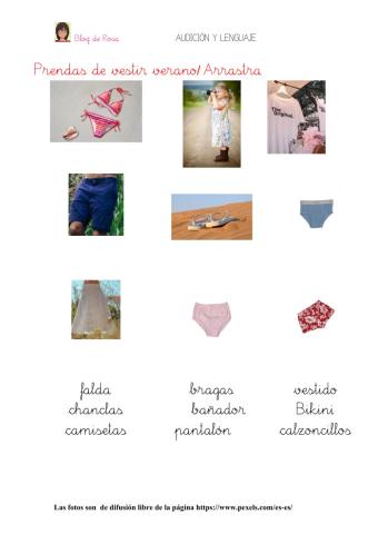 Las prendas de vestir del verano