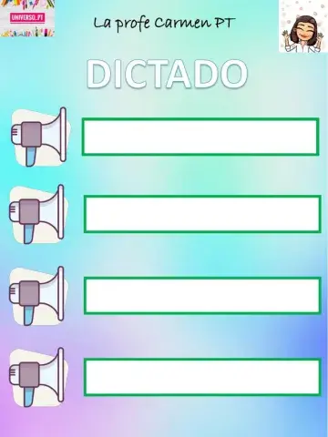 Dictado enumeraciones