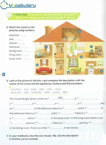 The house and furniture