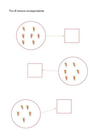 Cuenta y pon el número 