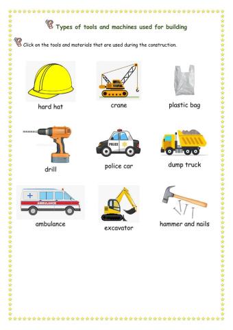 Construction Tools and Machines (L2)