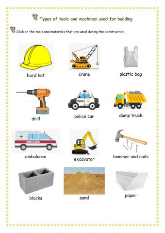 Construction Tools and Machines (L3)