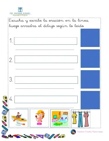 Dictado oraciones ra re ri ro ru