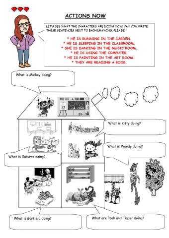 Actions now - places