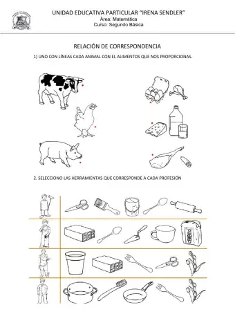 Relación de correspondencia