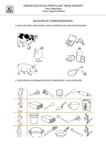 Relación de correspondencia