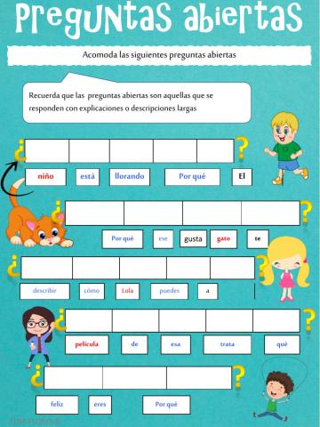 Preguntas abiertas
