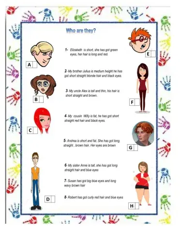 Personal description