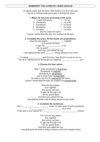 Someone you loved - Lewis Capaldi