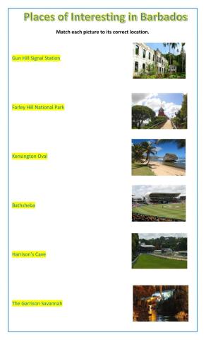 Places of Interest in Barbados
