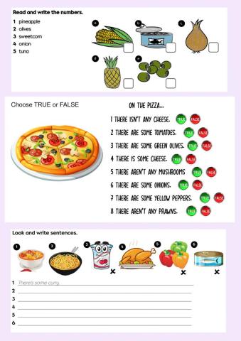Food - Countable - Uncountable Nouns