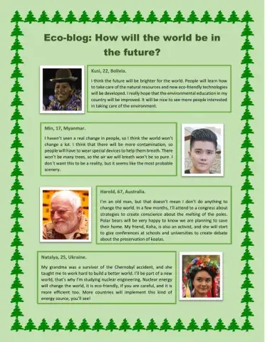 Reading Exercise: Ecoblog