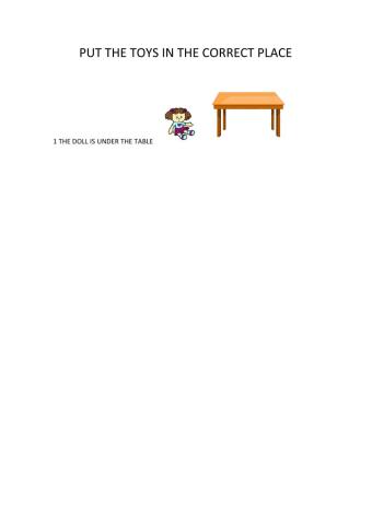 Toys and prepositions