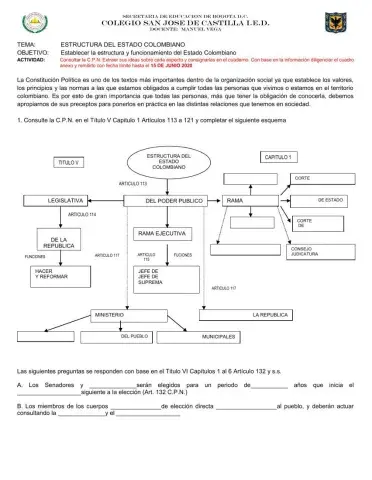 Estructura del estado colombiano