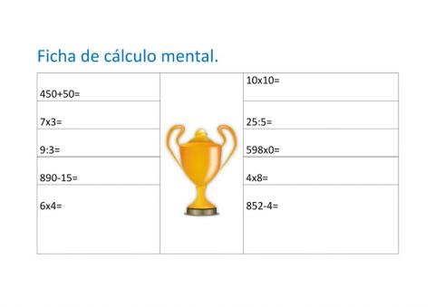 Cálculo mental