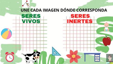 Seres vivos y seres inertes