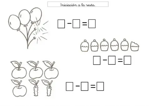 Iniciación a la resta 5