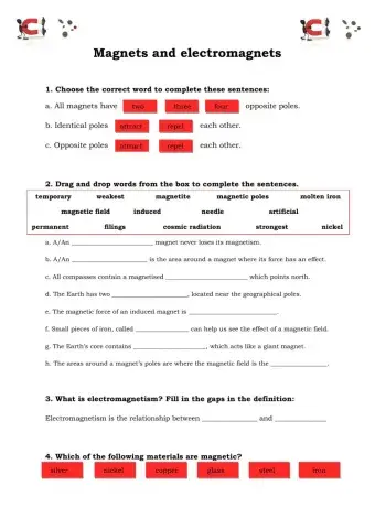 Magnets and electromagnets