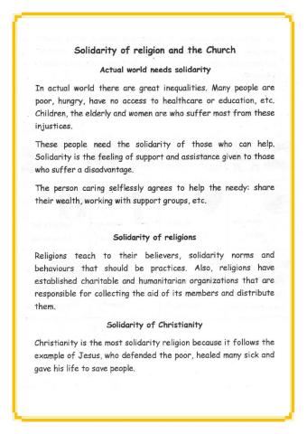 Solidarity and Church