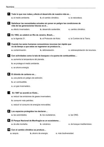 El impacto humano en el medio ambiente