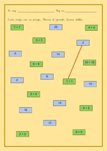 OAOA Cada oveja con su pareja 1 Sumas dobles