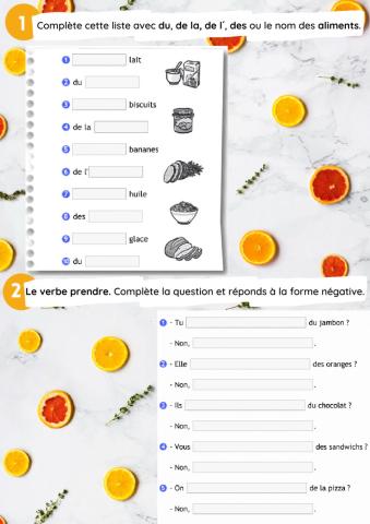 Bilan écrit unité 6