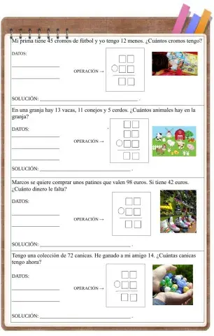Problemas de sumar y restar sin llevadas II