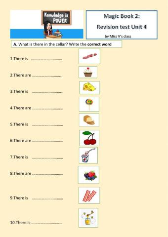 Magic Bool 2 - UNIT 4 - Revision test