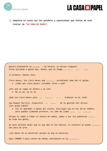 La casa de papel TRAILER