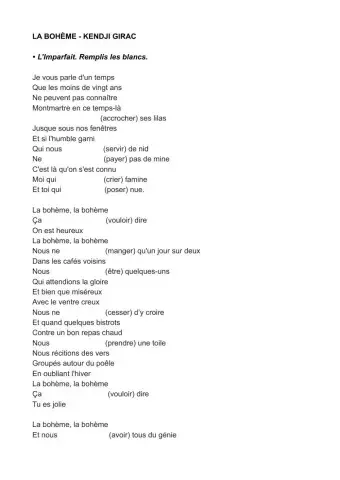 La Bohème - Kendji Girac
