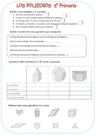 Los cuerpos geométricos
